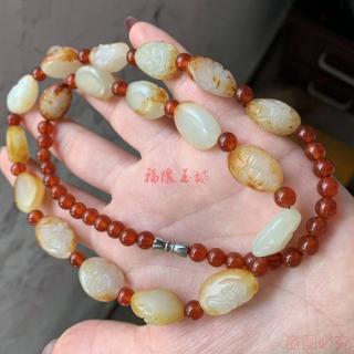 一折项链男士 和田玉